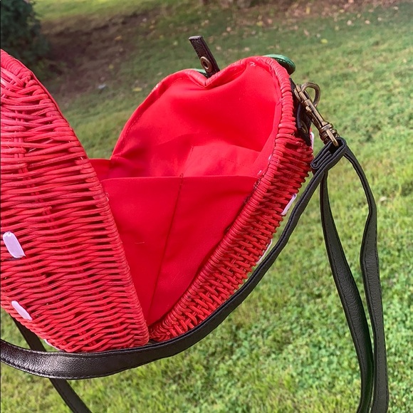 NWOT🍓crossbody/shoulder handcrafted woven bag - Picture 12 of 16